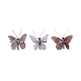 3 Adornos de mariposas